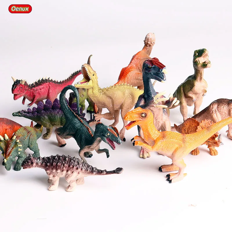 Оригинальная мини фигурка Юрского периода Oenux 14 шт./компл. экшн животных Savage T Rex