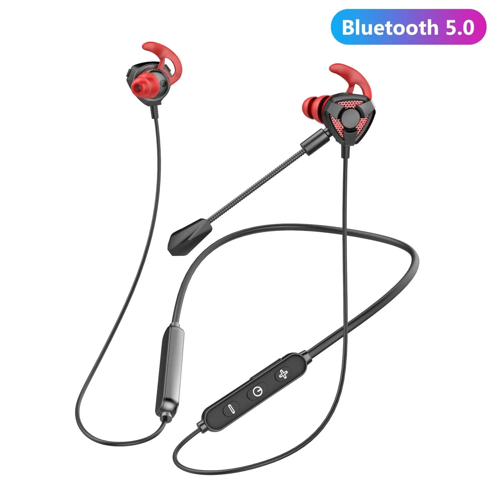 

BT-66 Wireless Bluetooth 5.0 Wearable Noise Reduction Gaming Earphones with Mic