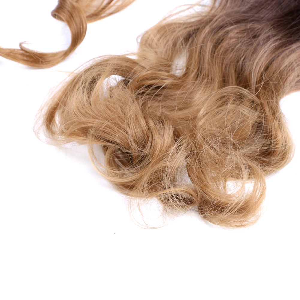 Belle Show Long Straight Wrap Around Clip In Ponytail Hair Extension Heat Resistant Synthetic Pony Tail Fake Hair Natural Wavy