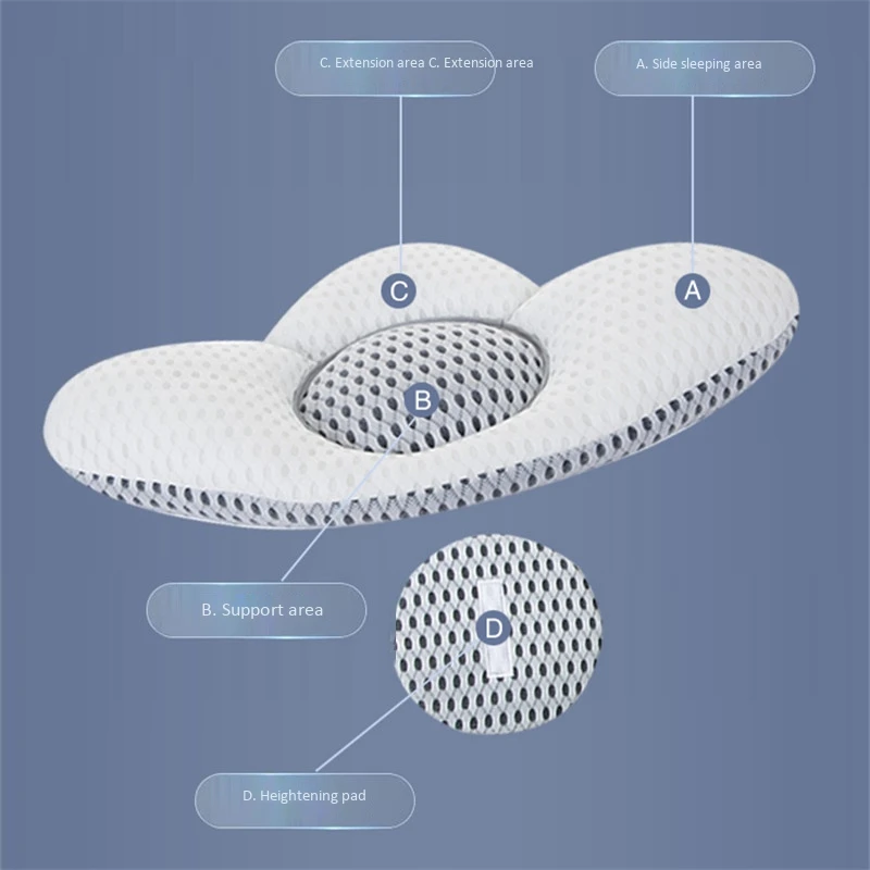 

Leaf Shape Back Pillow with Buckwheat Sleep Pillow Bed Pregnancy Pillow Waist Support Lumbar Disc Herniation Protector Cushion