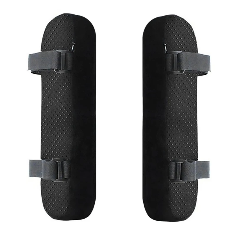 

2Pcs Chair Armrest Pads Ultra-Soft Memory Foam Elbow Pillow Support Universal Fit For Home Or Office Chair For Elbow Relief