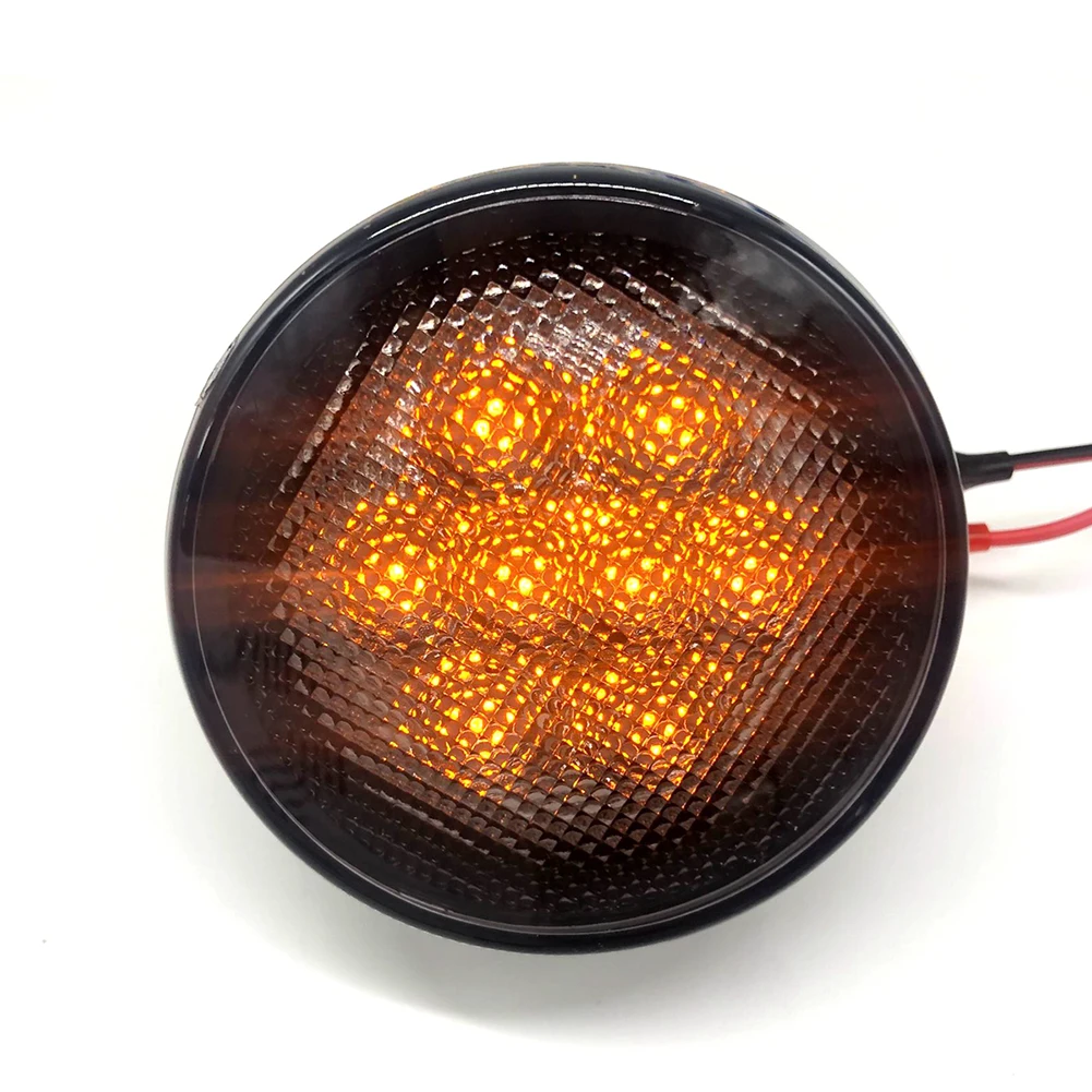 

LED Turn Signal Light Side Maker Parking Lights Car Accessories For 2007-2017 Jeep Wrangler JK Amber