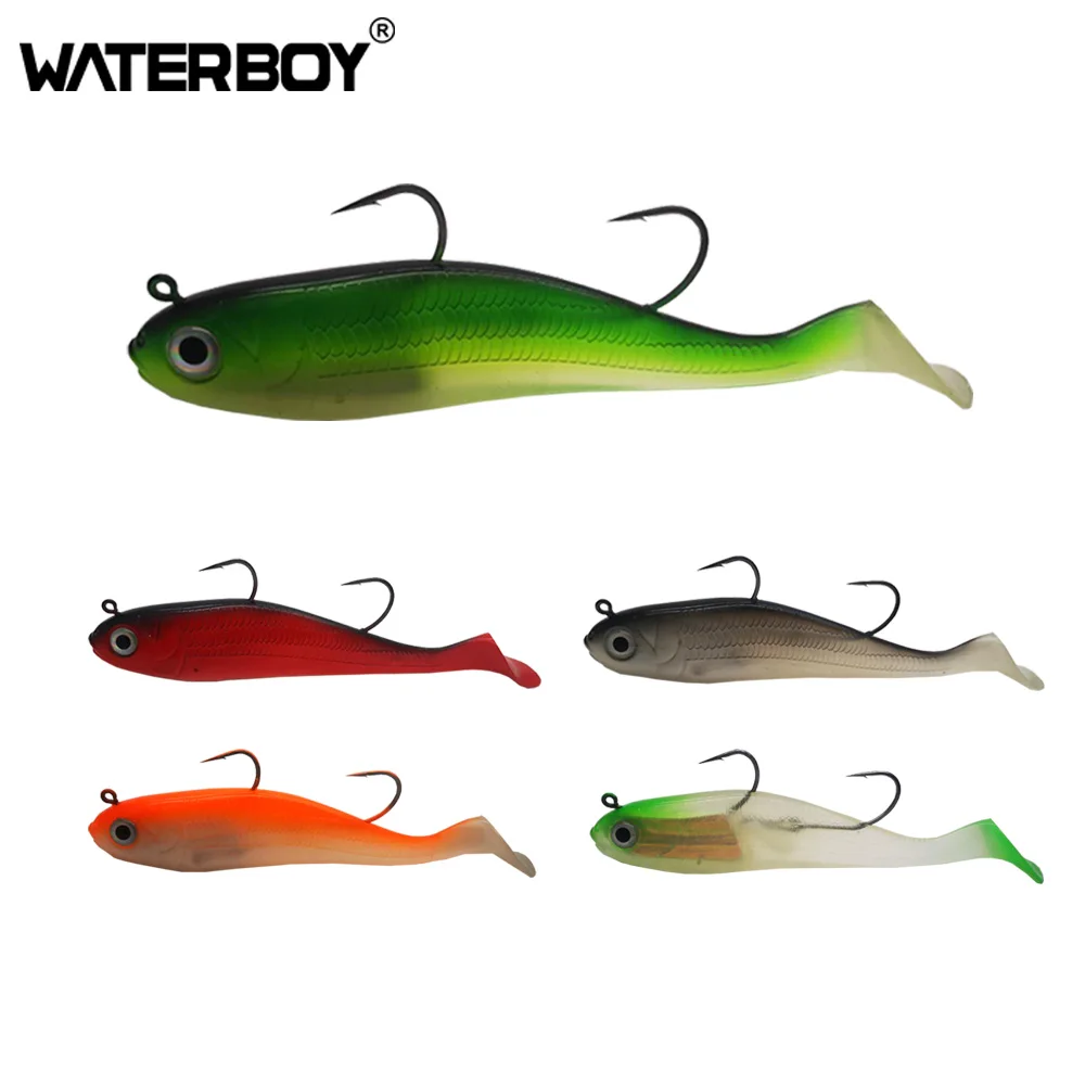 WATERBOY TW большая приманка Мягкая 20 см 170 г искусственная для плавания весло хвост