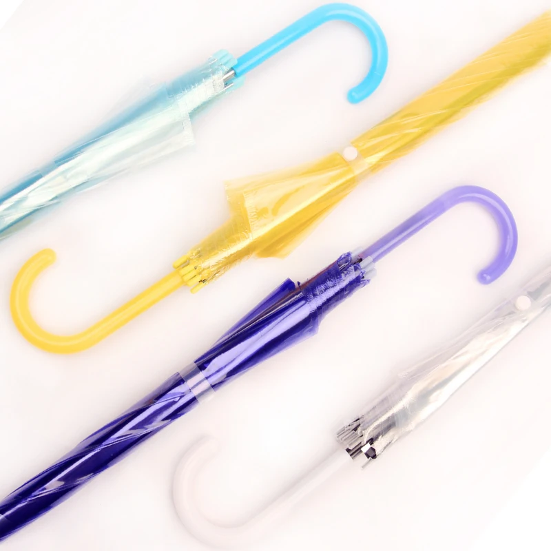 Большой прозрачный зонтик от дождя для женщин защита солнца Радужный