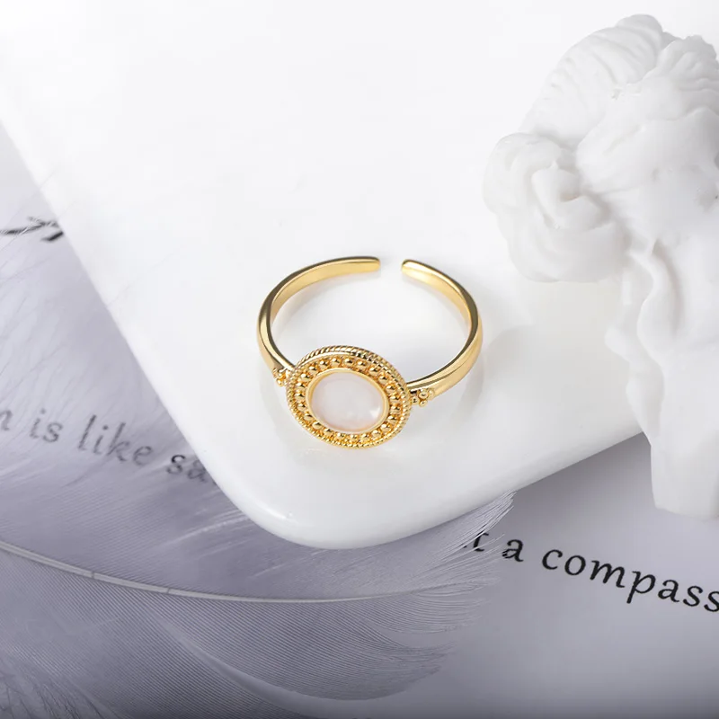 Женские винтажные кольца макраме обручальные с опалом ювелирные изделия 2021 -