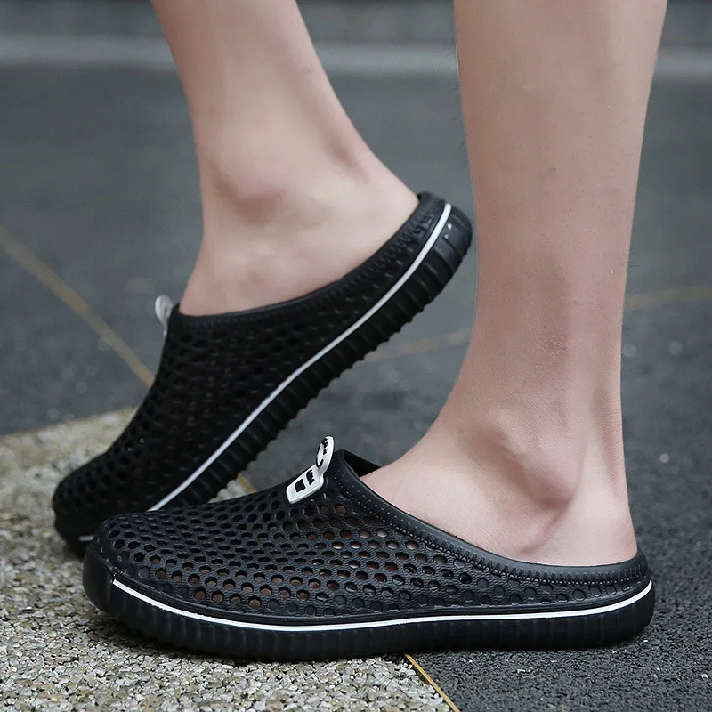 

Summer Men's Sandals Fashion Men's Beach Shoes Comfortable Shoes Men's Casual Shoes Non-slip Slippers Hollow Out Men's Slippers