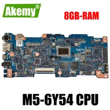 New Akemy UX305CA mainboard REV 2.0 For Asus UX305C UX305CA U305C Zenbook motherboard 100% Tested OK M5-6Y54 CPU 8GB-RAM