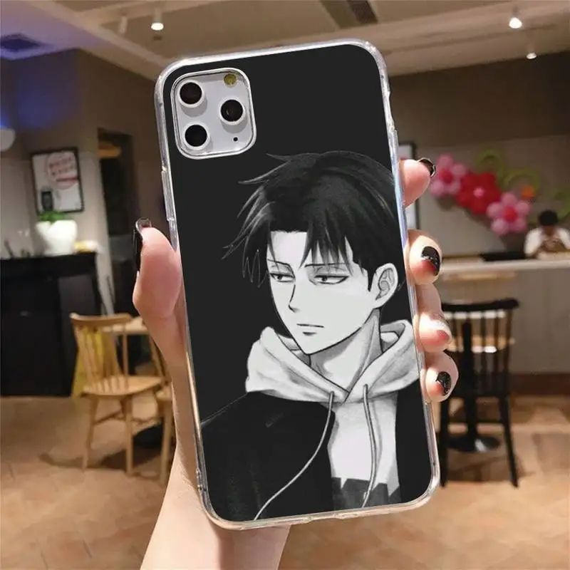 

Hot Anime Japanese attack on Titan Phone Case Transparent soft For iphone 5 5s 5c se 6 6s 7 8 11 12 plus mini x xs xr pro max
