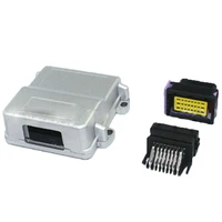 24pin black male female ecu set fci ecu generator controller modified plug circuit connector with 24p aluminum box