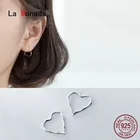 Серьги-кольца La Monada женские из серебра 925 пробы, изящные украшения в минималистическом стиле, звеньевые серебряные