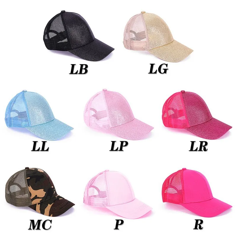 

Kids Ponytail Messy Bundle Pony caps Baseball Children Hip Hop Summer Sun Hat Boys Girls mesh snapback Caps for 2-6 years old 1