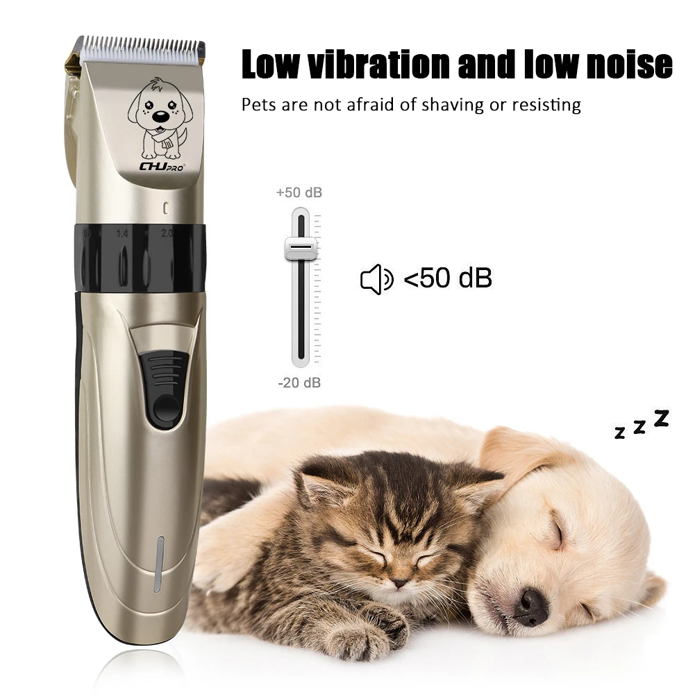 Триммер для шерсти кошек и собак Аккумуляторный с низким уровнем шума|Триммеры