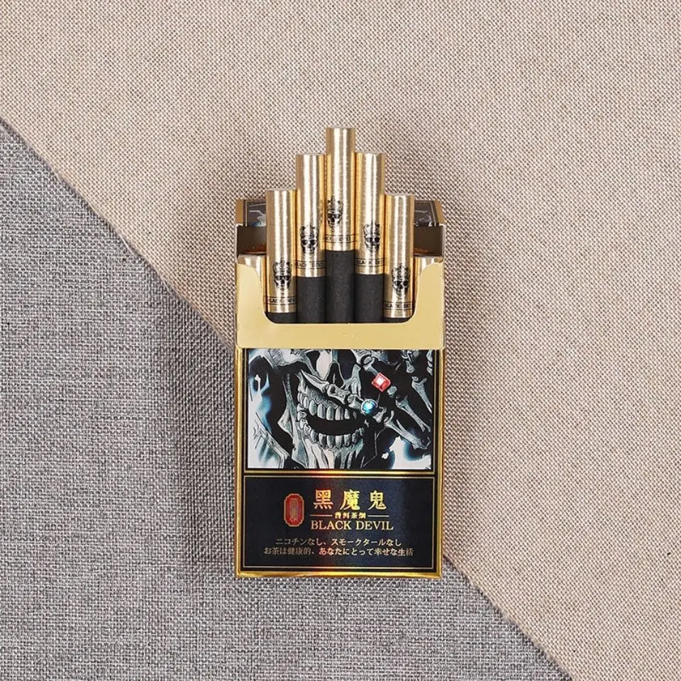 

Chocolate Milk Flavorg Black-Devil Tea Cigarette Non-tobacco Products No Nicotine Thick Healthy Tea Tobacco 10 Pcs