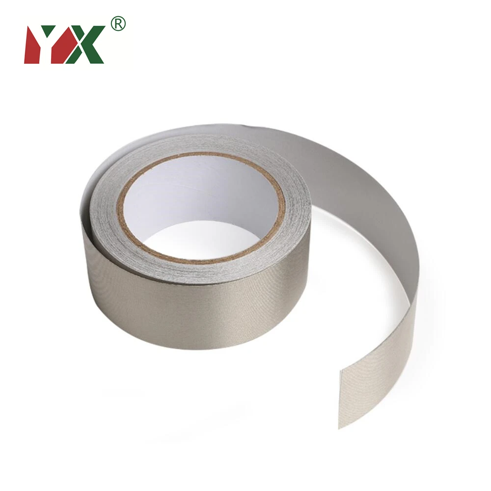 YX Серебряная проводящая тканевая лента односторонняя клейкая для ноутбука