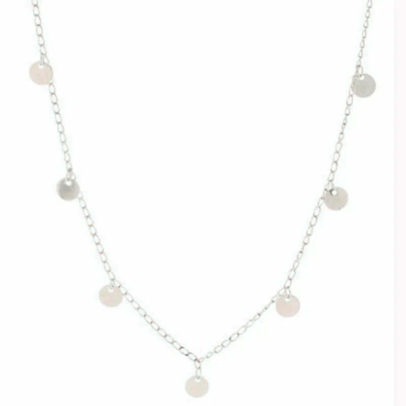 Женское богемное длинное ожерелье с кисточкой и монетами золотистого