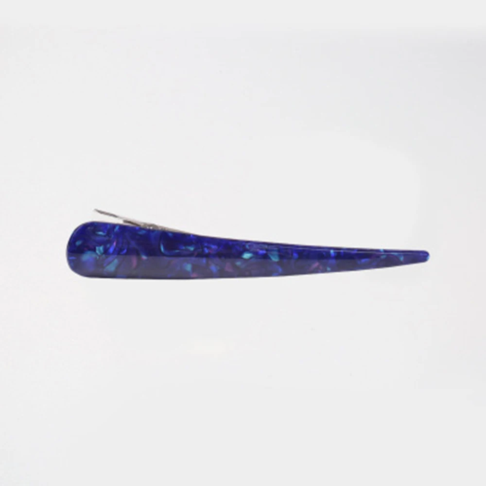 

Shower Horn Hairpins Long Barrette Acrylic Clamp Makeup Clip Holder Colorful Large Re