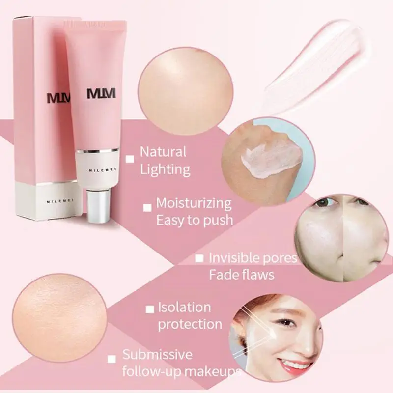 Пор праймер для осветления лица крем пор Роза основа консилер перед новой кожей