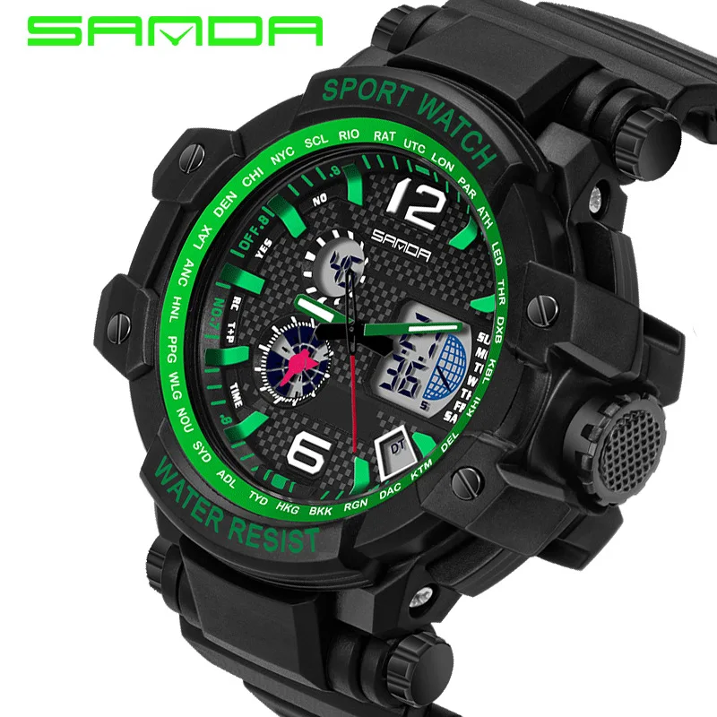 Часы наручные мужские цифровые модные повседневные деловые с силиконовым