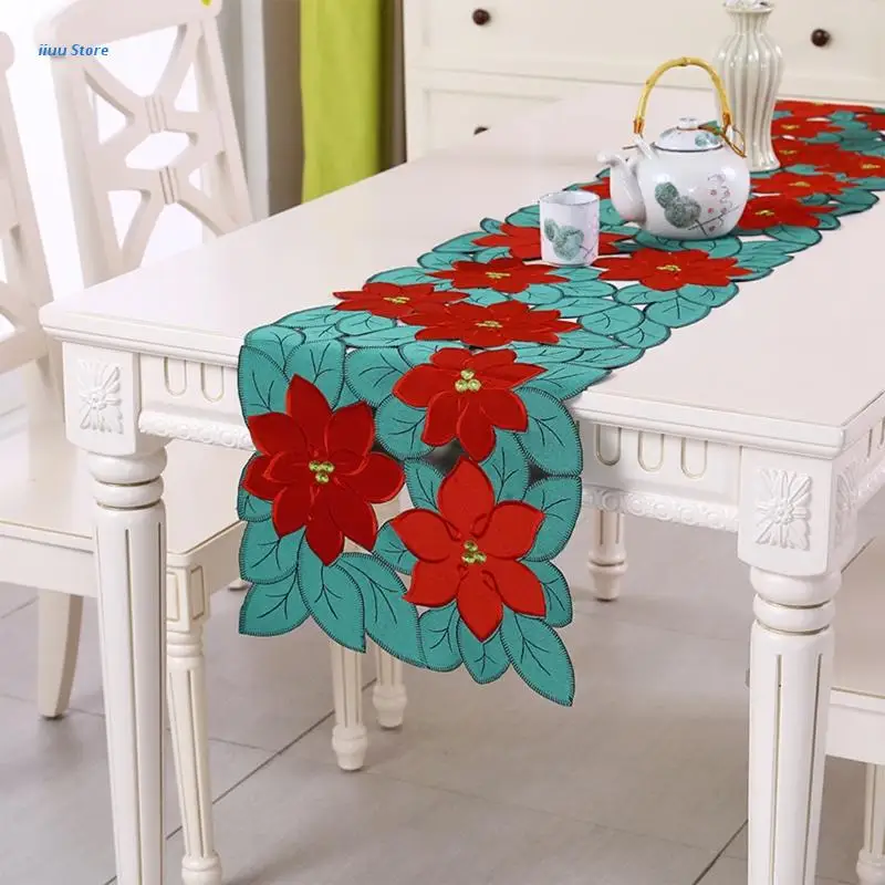 Рождественская скатерть полый Фотофон Рождественское украшение для детской