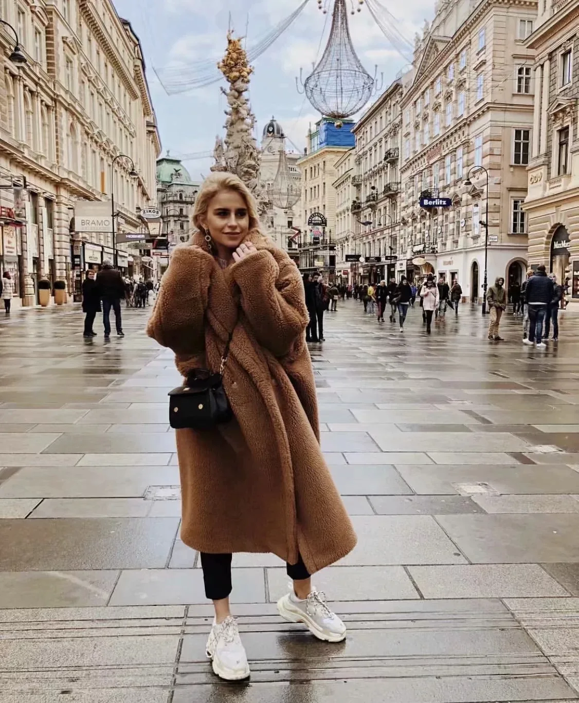 Новинка, модное женское Шерстяное повседневное длинное пальто, Женское зимнее одноцветное свободное женское плотное шерстяное пальто