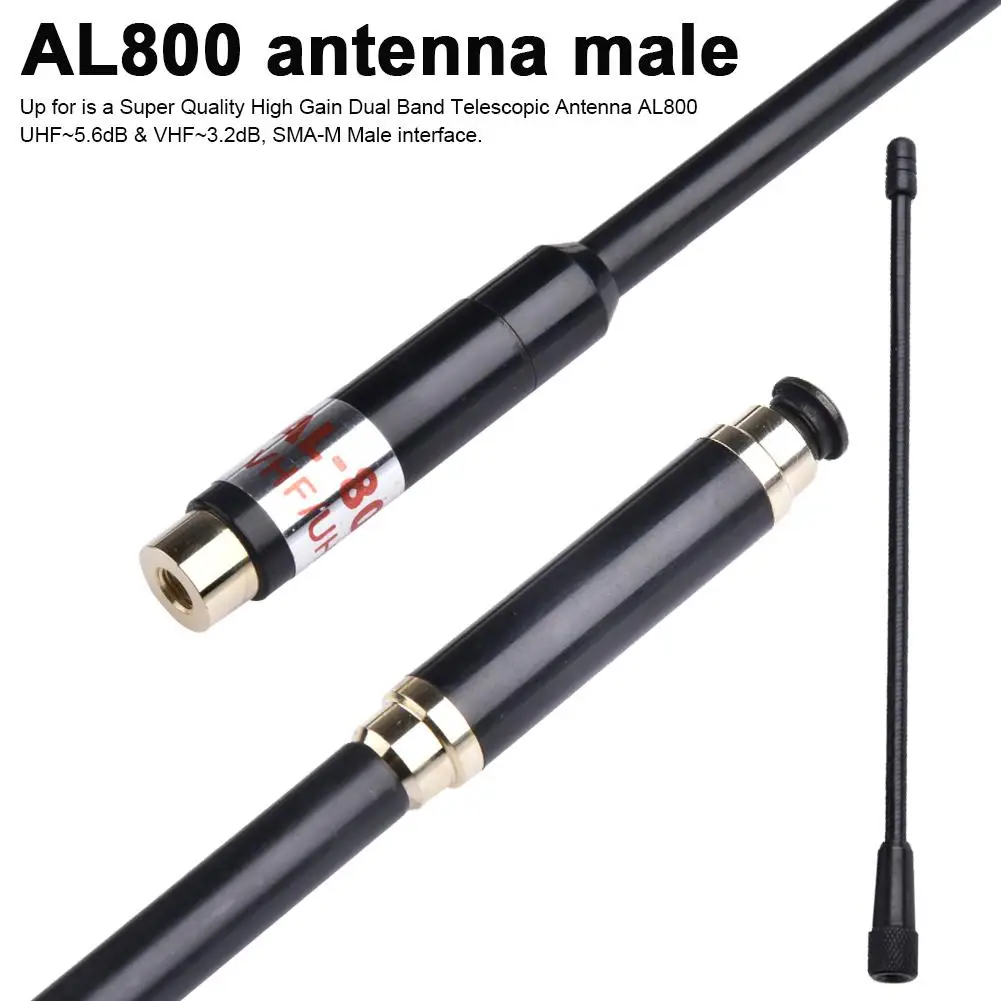 

Walkie-talkie Antenna Extendable Dual Band High Gain SMA-Male Antenna For Puxing PX-2R TYT For Yaesu FT-FT-60 R Zastone ZT-2R