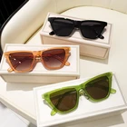 Солнцезащитные очки женские 2021 кошачий глаз классические брендовые дизайнерские солнцезащитные очки высокого качества новые модные солнцезащитные очки slo UV400