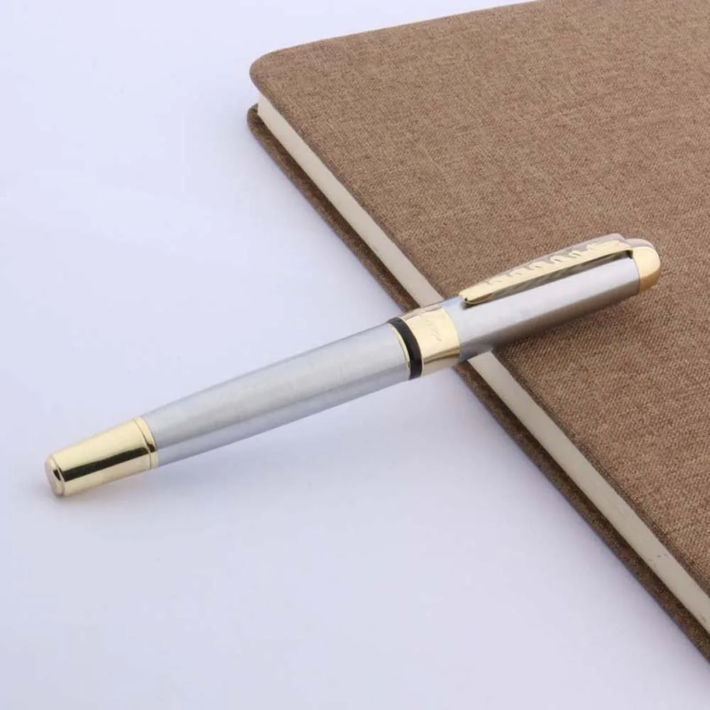 Роскошные фирменные Jinhao 250 нержавеющая каллиграфии фуде перьевая ручка