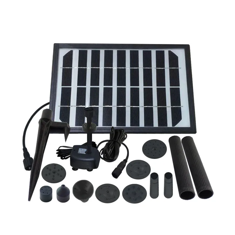 9 в 3 6 Вт Солнечный фонтанный насос + аккумулятор солнечный для бассейна пруда