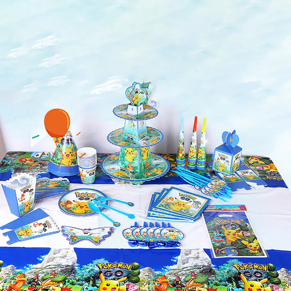 Мультфильм животных Тема аниме персонажи Дети День рождения все для праздника