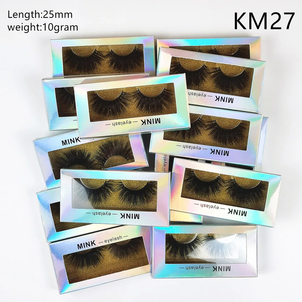 Норковые ресницы 5D 25 мм без жестокости ручной работы многоразовые длинные для
