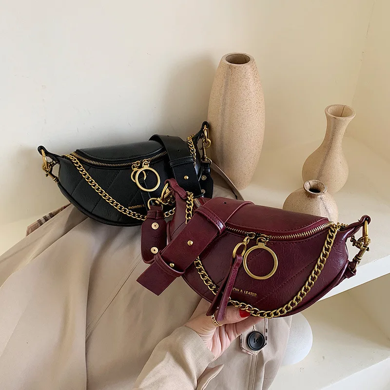 

Vintage Saddle Crossbody Strap Bag Pure Color Shoulder Handbags Designer Lock Shoulder Crossbody Purses Pu Leather for Women
