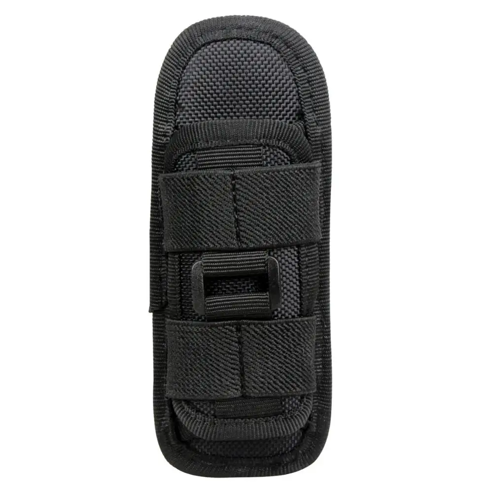 Tactical Flashlight Pouch Holster with360 Degrees Rotatable Torch Pouch for Hunting Lighting Camping Outdoor Sport Working