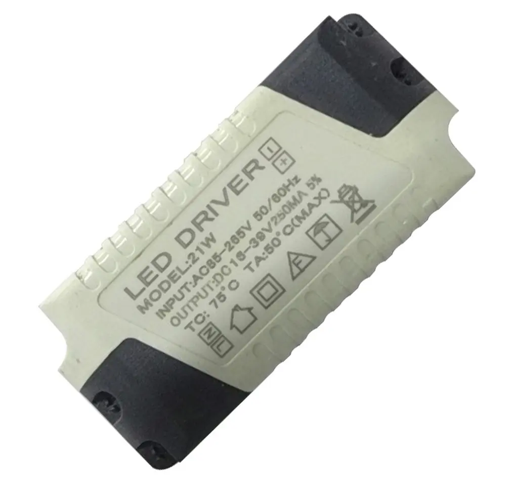 1Pc New Dimmable/Non-Dimmable LED Light Lamp Driver Transformer Power Supply 6/9/12/15/18/21W | Освещение
