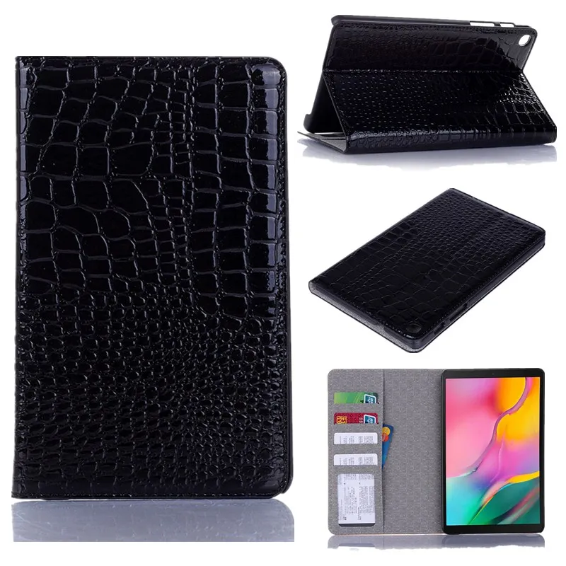 Crocodile Pattern PU Learher Case For Samsung Galaxy Tab A 8.0'' 2019 S Pen Cover SM-P200 SM-P205 Funda Capa | Компьютеры и