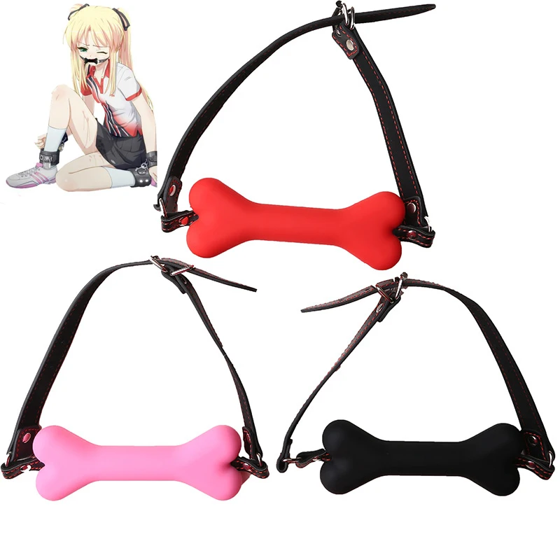 Раб связывание собачья кость кляп секс-игрушка для пар горячие эротические