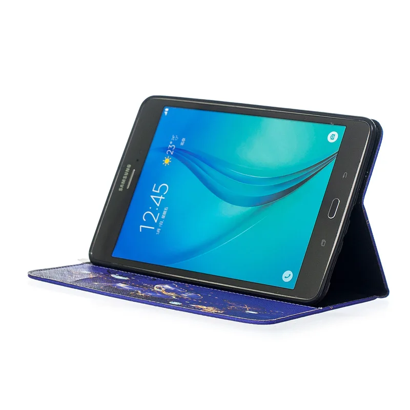 Чехол из искусственной кожи с 3D рисунком для Samsung Galaxy Tab A 8 0 дюйма искусственная