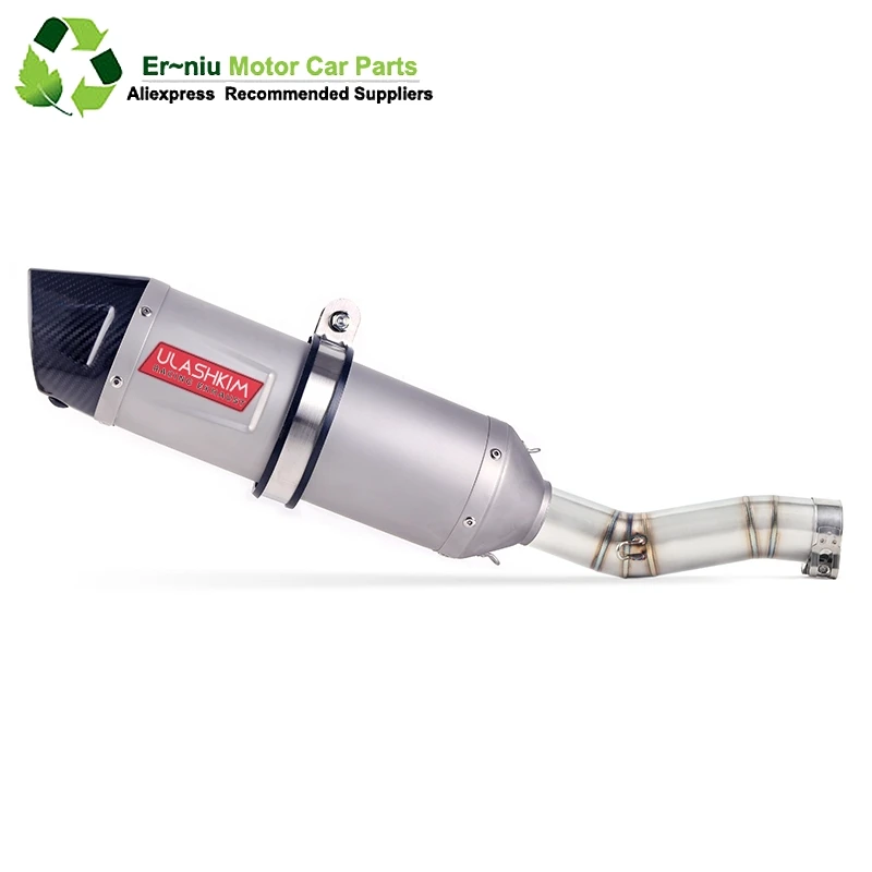 

K7 GSXR 600 750 GSXR700 GSXR750 Motorcycle Exhaust Muffler Middle Link Pipe Full System Slip On For Suzuki GSX R600 R700 R750 K7