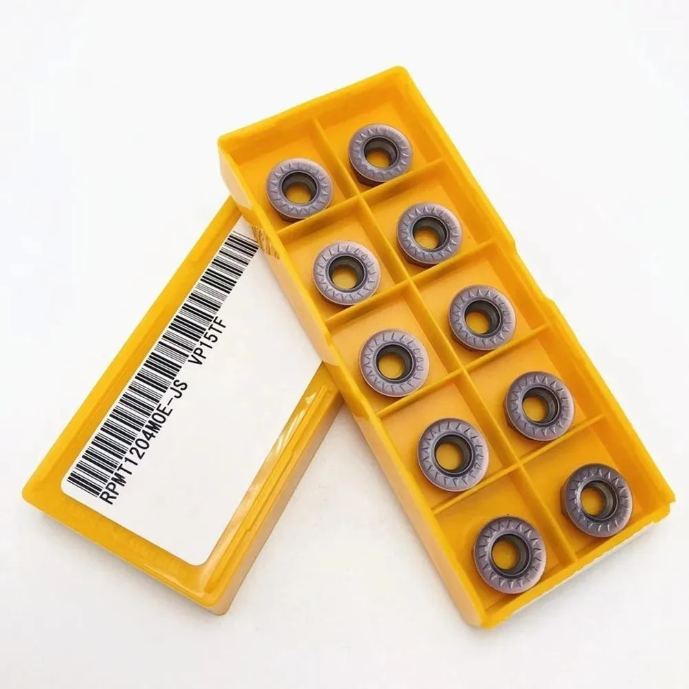 

10PCS RPMT1204 MO E VP15TF Milling Carbide Insert Lathe Milling RPMT08T2 MOE JS VP15TF CNC Tools Milling Cutter Finishing