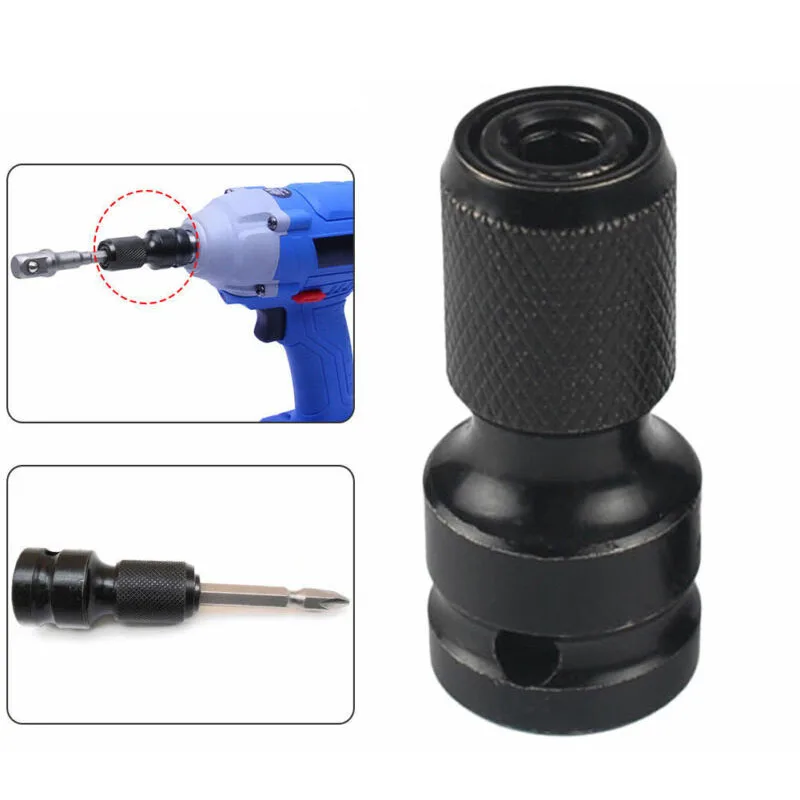 1/2 дюймов квадратный женский диск на 1/4 дюйма шестигранное гнездо конвертер