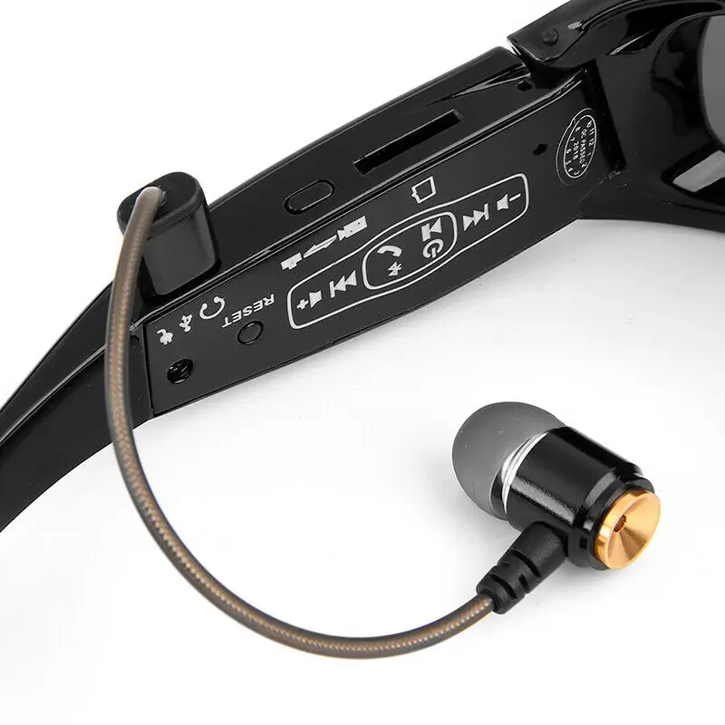 Классные солнцезащитные очки наушники для камеры видеокамера MP3-плеер запись 1080P