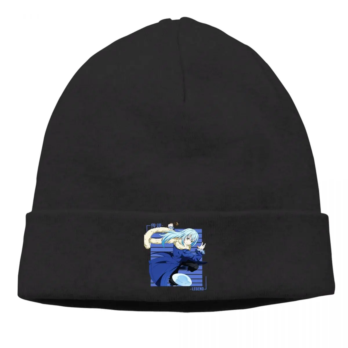 

That Time I Got Reincarnated As A Slime Fantasy Novel Skullies Beanies Rimuru Knitted Bonnet Hats Men Women's Unisex Ski Cap