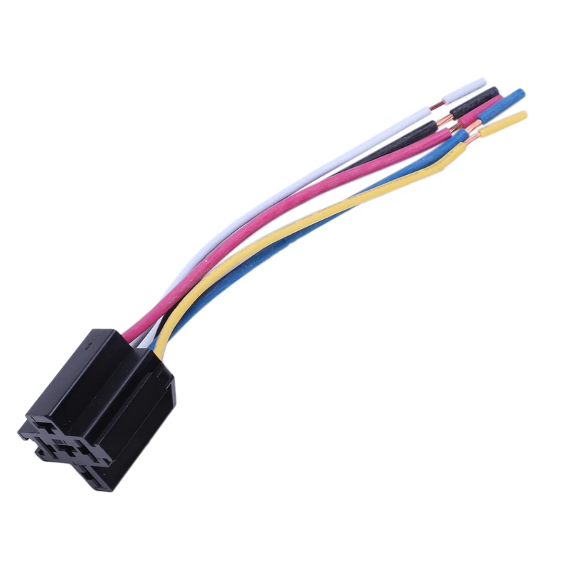 Lot5 новое 12 вольт 30/40 Ампер SPDT автомобильное реле с проводами и гнездом жгута|Реле|