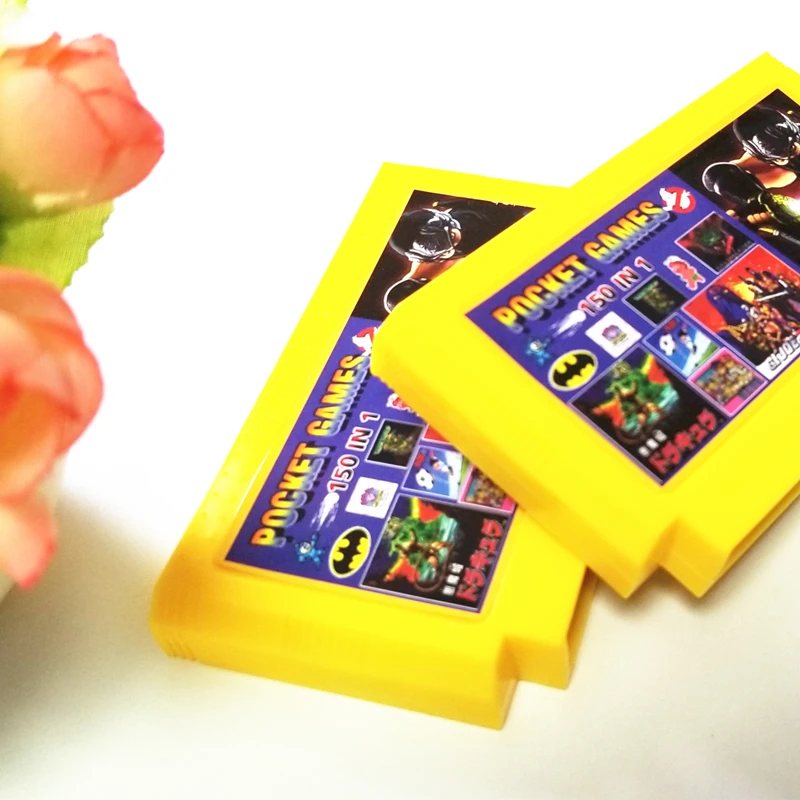 Классическая игровая карта nostalgia 150 в 1 для 8 битной игровой консоли качественная