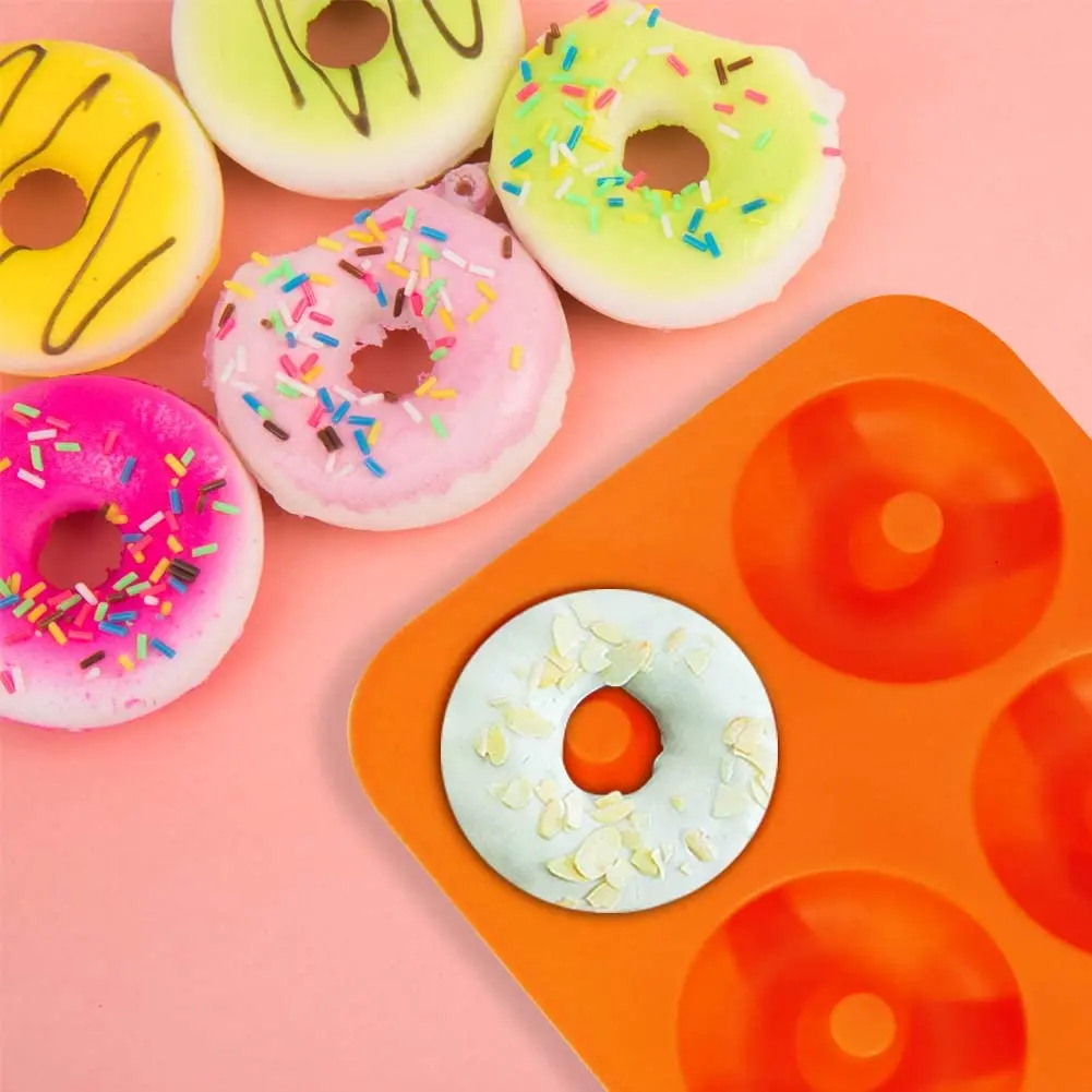 Силиконовая форма для пончиков антипригарный лоток выпечки полноразмерная