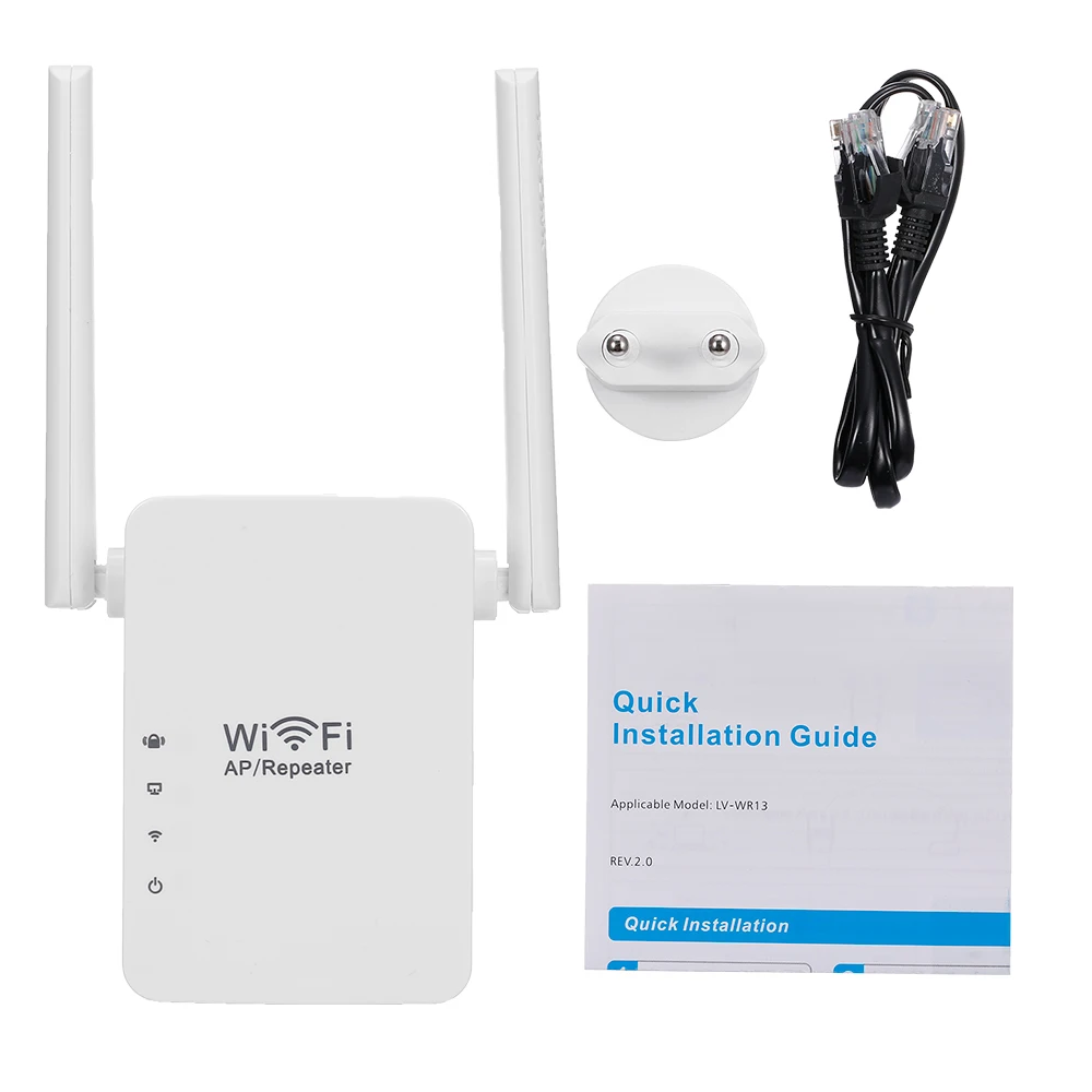 WR13 WIFI Repeater Wireless WiFi Range Extender Booster 300Mbps Router Signal 2 Antennas WI-FI | Компьютеры и офис
