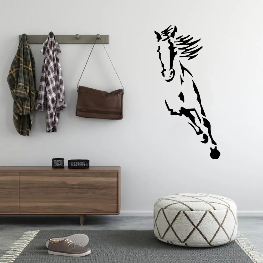 Креативные Стильные наклейки на стену лошадь настенные для детской комнаты