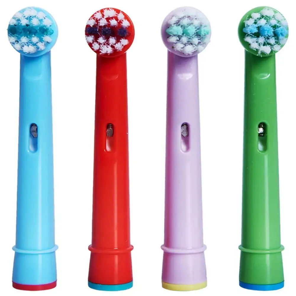 

4Pcs Kids Toothbrush Heads for Oral B Children Electric Toothbrush Heads Fit Advance Power/Pro Health/Triumph/3D Excel Etc