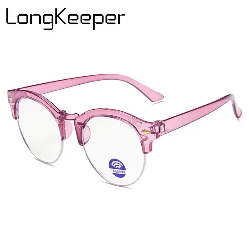 Детский солнцезащитный светильник LongKeeper круглые очки с милыми заклепками для