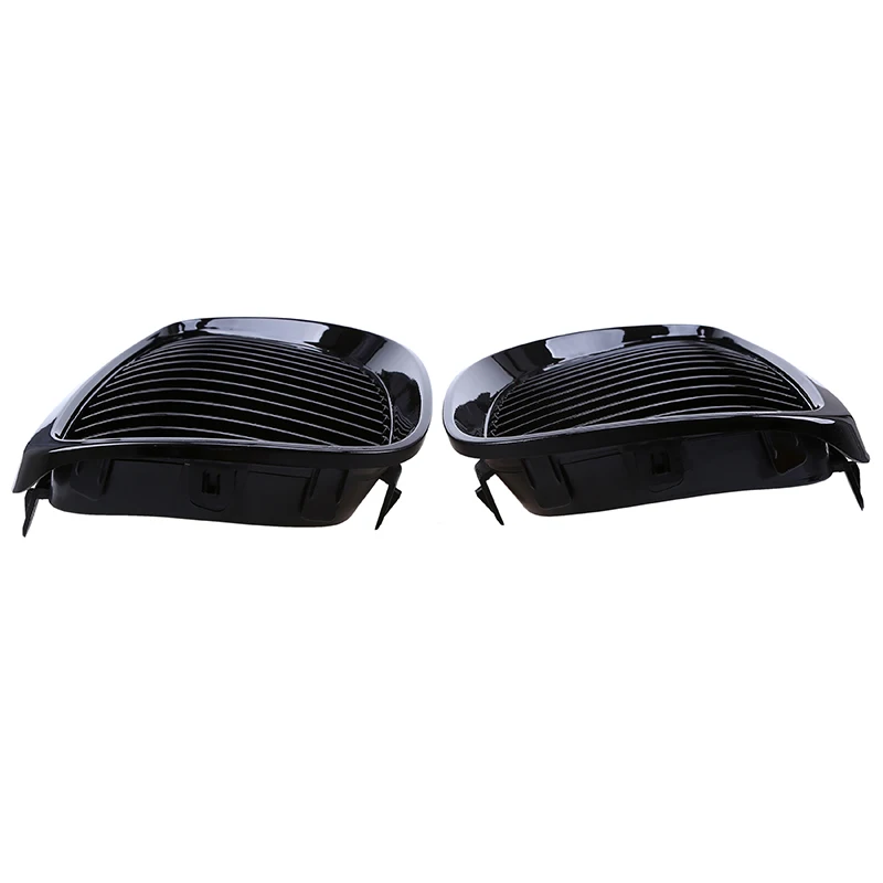 POSSBAY глянцевый черный передний бампер Центральная решетка Внешнее украшение для