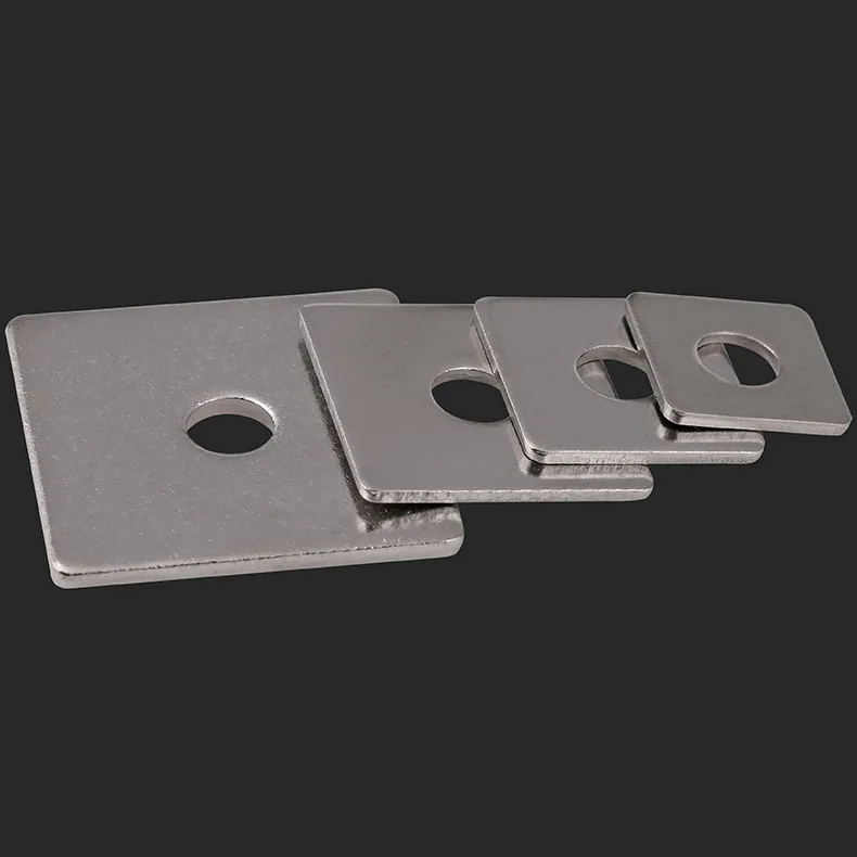 

304 Stainless Steel Square Gasket/Square Gasket/Square Gasket M3-M16 for Curtain Wall 10PCS